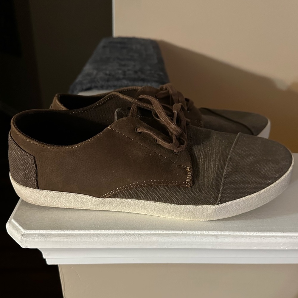 Mens Toms Casual Lace Up Shoes